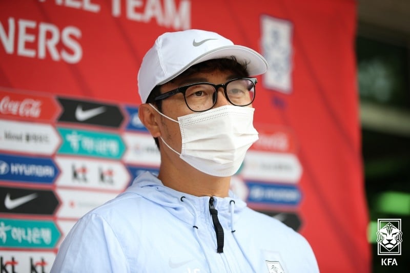 김정수 감독. /사진=대한축구협회 제공