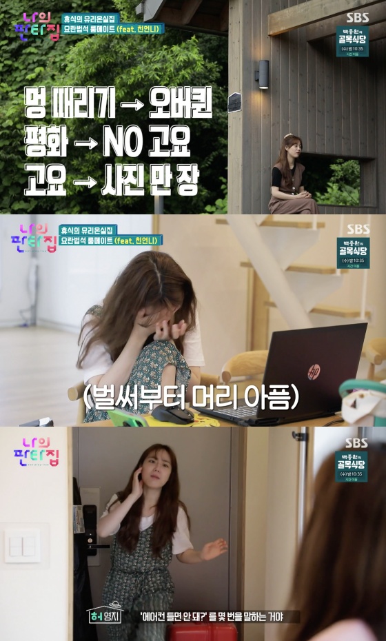 /사진=SBS 예능 프로그램 '나의 판타집' 방송화면 캡처