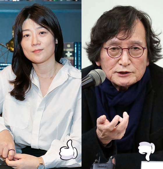'69세'를 연출한 임선애 감독이 제22회 서울국제여성영화제(SIWFF)에서 수여하는 박남옥상을 수상한 반면 정지영 감독이 '부러진 화살' 시나리오를 쓴 한현근 작가에게 횡령 등의 혐의로 고발당했다.