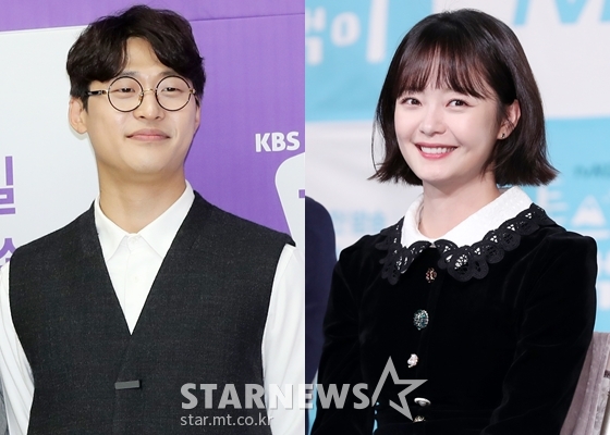 오동민(사진 왼쪽), 전소민/사진=김휘선 기자