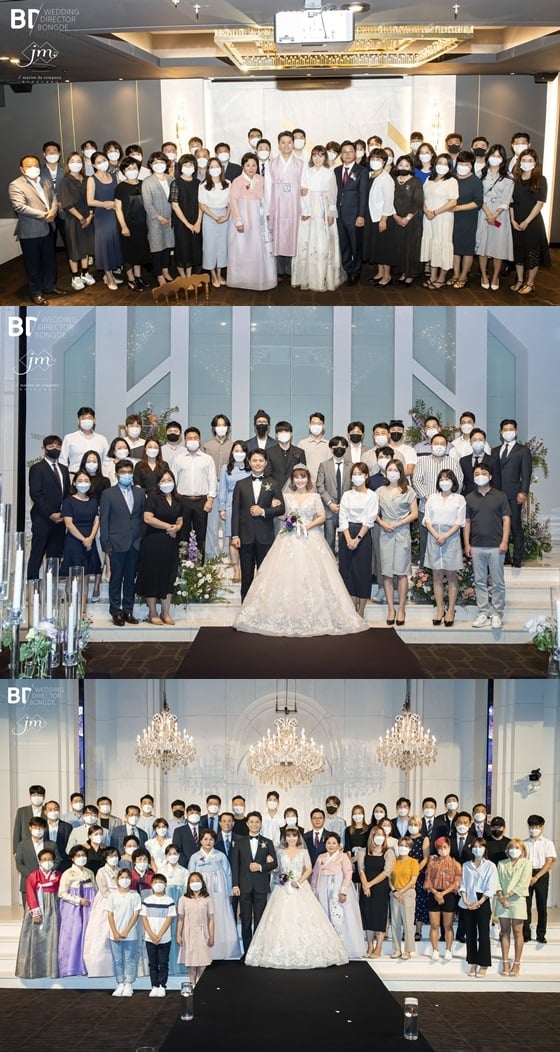 /사진제공=해피메리드컴퍼니, 웨딩디렉터봉드, 아뜰리에로자, 제이마리드컴퍼니, 서하7181, 스플렌디노, 마인모리, 호텔엘리에나