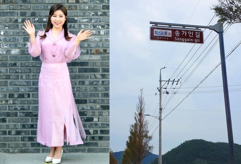 /사진=스타뉴스, 송가인 인스타그램
