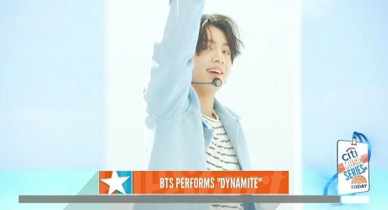 방탄소년단 정국 / 사진=미국 NBC 유명 인기 모닝쇼 '투데이 쇼'
