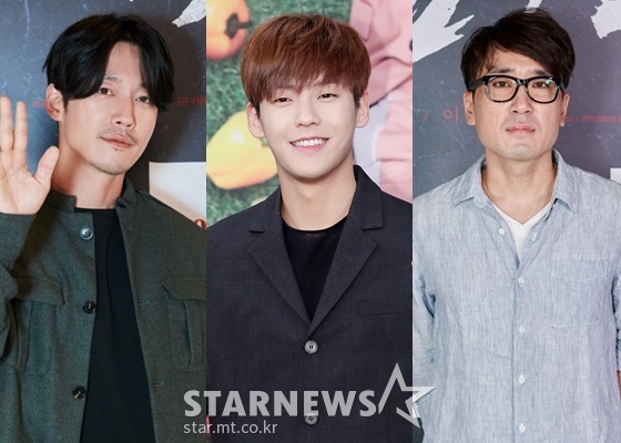 장혁, 비투비 이민혁, 최재훈 감독(왼쪽부터) /사진=김창현 기자, 오퍼픽쳐스