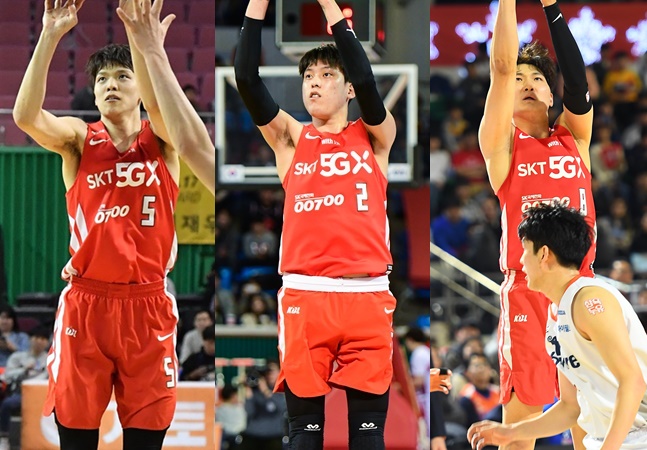 서울 SK 김선형-최준용-안영준. /사진=KBL 제공