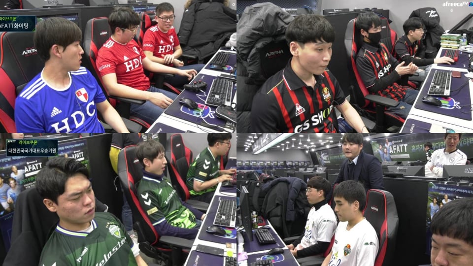 지난해 열린 FIFA온라인4 아마추어 대회 모습. 한국프로축구연맹은 당시 유저들의 유니폼을 후원했다. /사진=한국프로축구연맹 제공