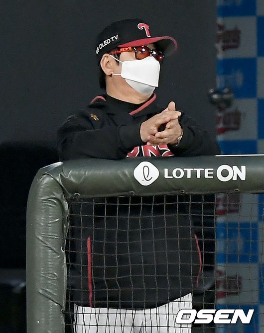 류중일 LG 감독.