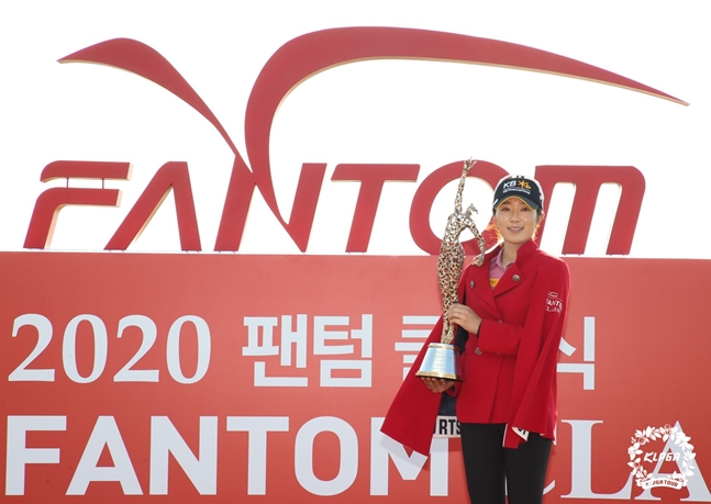 팬텀클래식에서 우승한 안송이./사진=KLPGA