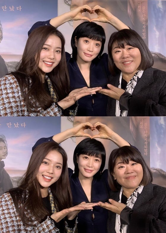 김혜수, 이정은, 노정의 /사진=김혜수 인스타그램
