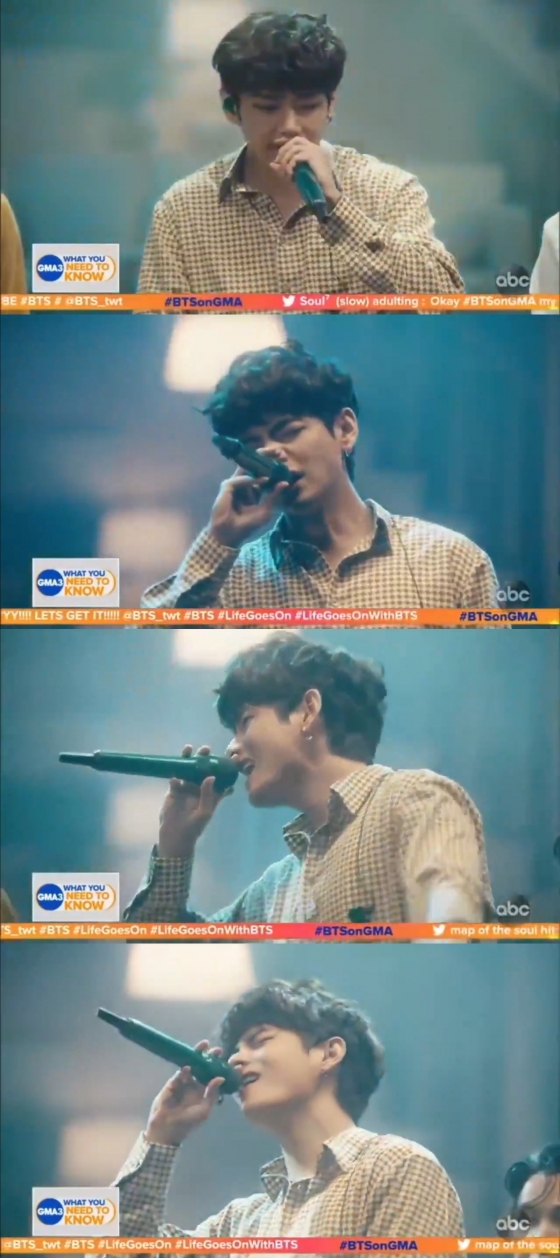 방탄소년단 뷔(BTS V) /사진=Good Morning America