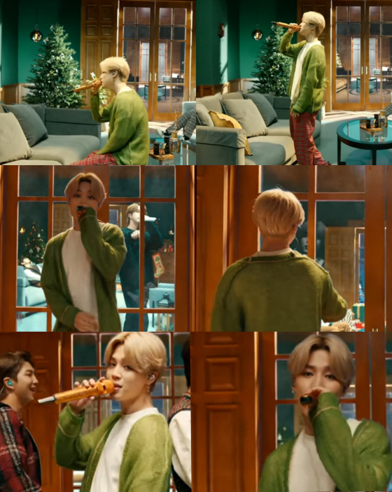 방탄소년단 지민(BTS JIMIN) /사진=미국 CBS '더 레이트 레이트 쇼 위드 제임스 코든'