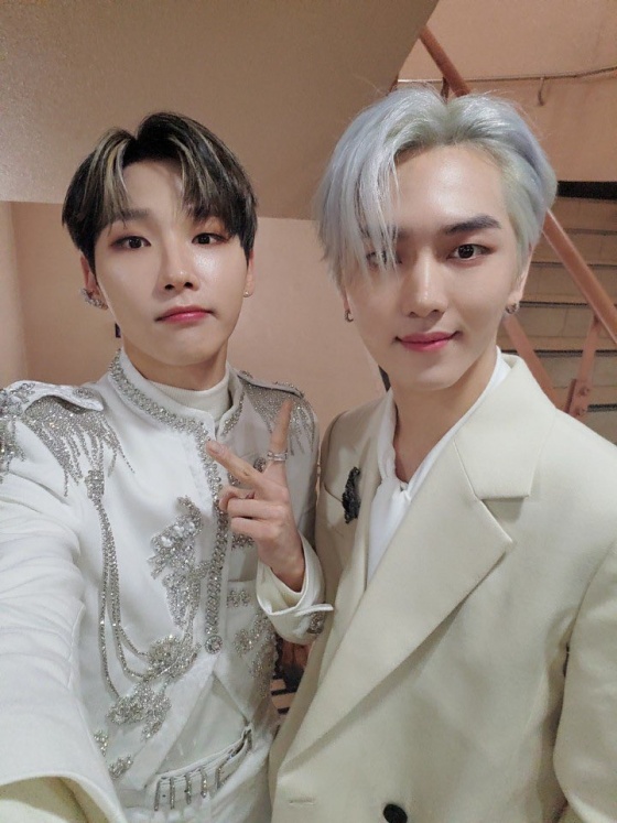 AB6IX 전웅(왼쪽), 펜타곤 키노 /사진=펜타곤 공식 인스타그램