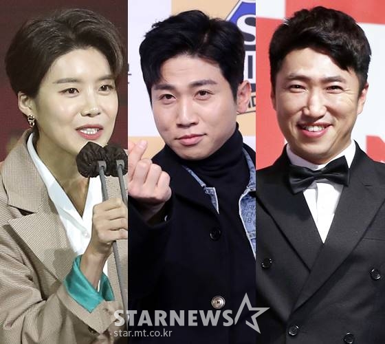 코미디언 장도연, 유세윤, 장동민 /사진=스타뉴스