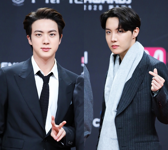 방탄소년단 진(왼쪽)과 제이홉 / 사진출처=CJENM