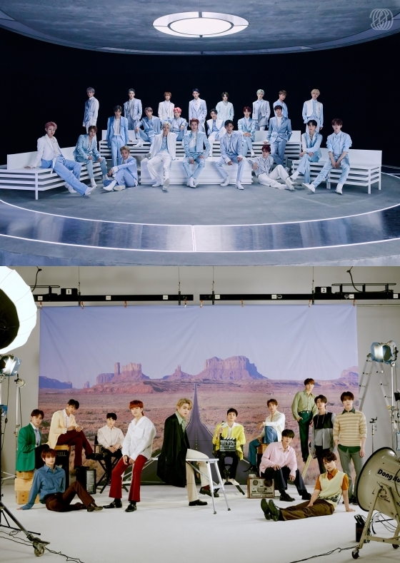 NCT(사진 위), 세븐틴/사진=SM엔터테인먼트(사진 위), 플레디스엔터테인먼트