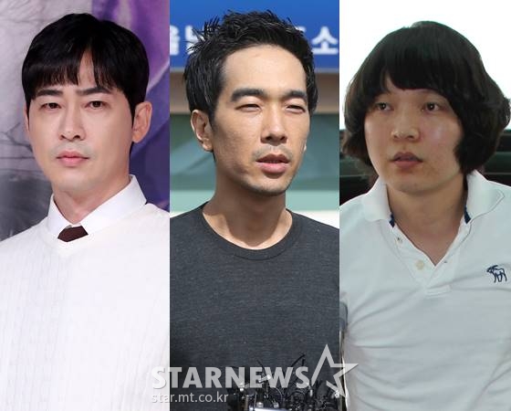 배우 강지환, 그룹 룰라 고영욱, 신정환 /사진=스타뉴스