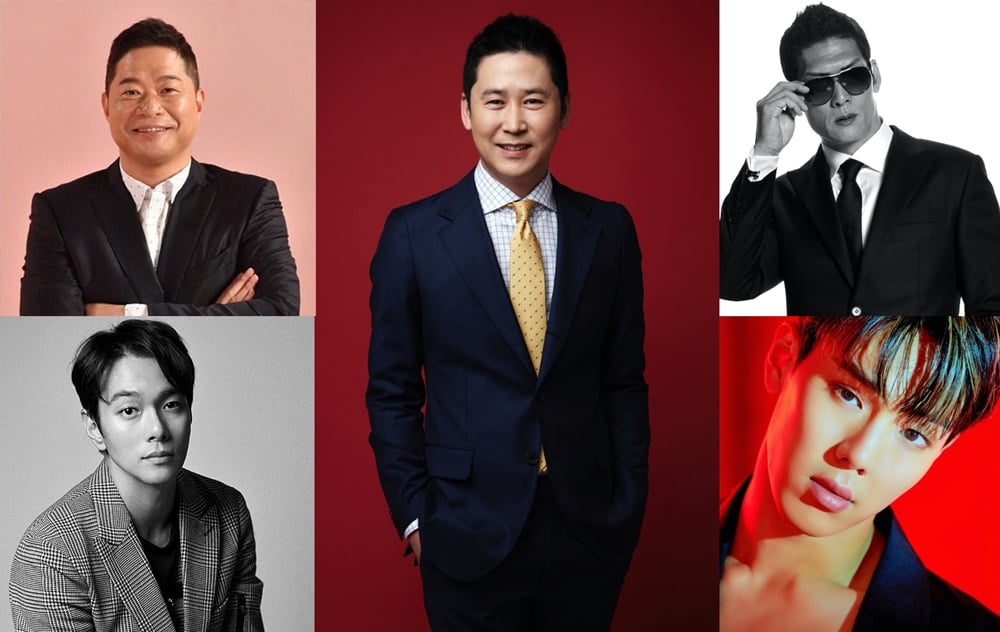 /사진=SM C&C, 블리스엔터테인먼트, 싸이더스HQ, 스튜디오 산타클로스엔터테인먼트, 스타쉽엔터테인먼트