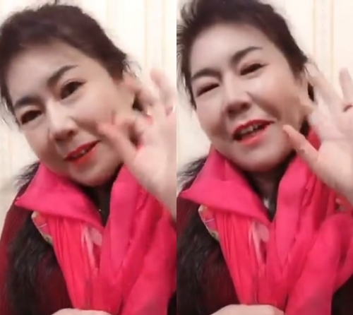 함소원의 시어머니이자 남편 진화의 어머니인 '함진마마'가 중국에서 2021 신년 인사를 했다. / 사진출처=함소원 SNS