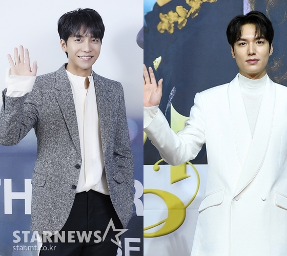 이승기(사진제공=후크엔터테인먼트)와 이민호(사진제공=SBS)