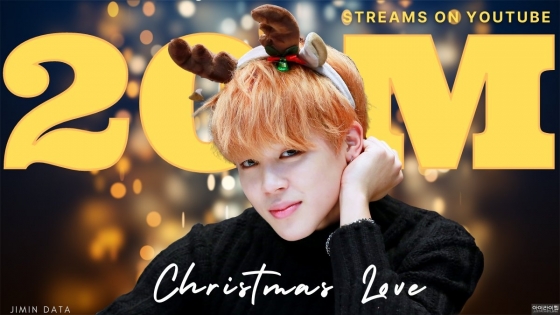 방탄소년단 지민(BTS JIMIN)의 지민의 '크리스마스 러브'가 지난 14일 2000만 뷰를 한국 솔로가수 중 가장 빠르게 돌파했다.