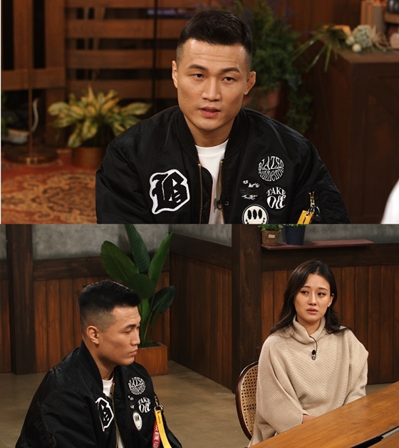 '코리안 좀비' 정찬성이 SBS플러스 '강호동의 밥심'에 출연했다. 아내 박선영 씨도 깜짝 등장했다./사진=SBS플러스