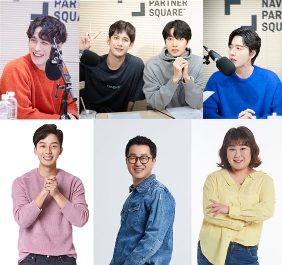 '투팍토크여행3'의 박해진, 박기웅, 허경환, 지상렬, 김민경/사진제공=마운틴무브먼트, 이미지나인컴즈, 큐브엔터테인먼트, JDB엔터테인먼트