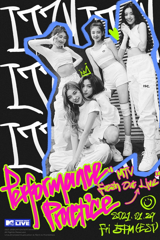 ITZY MTV 포스터