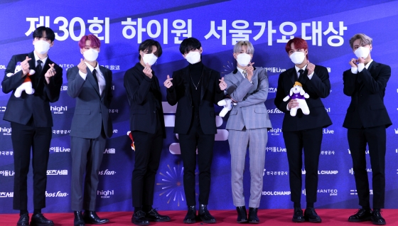 방탄소년단 /사진=제30회 서울가요대상 방송화면 캡처
