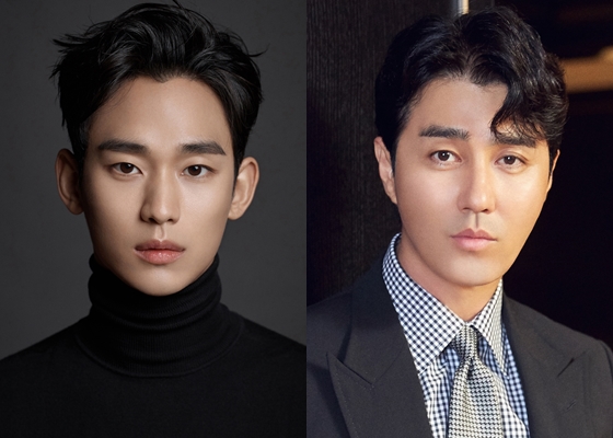 드라마 '그날 밤'에서 주인공으로 출연하는 김수현(사진 왼쪽), 차승원/사진=골드메달리스트(사진 왼쪽), YG엔터테인먼트