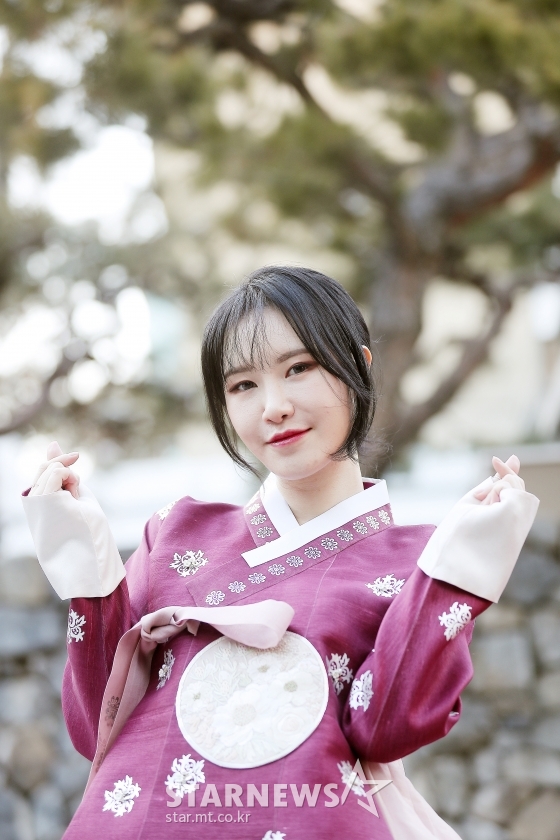 가수 예지 한복 인터뷰 / 사진=김창현 기자 chmt@