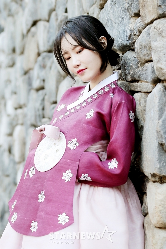 가수 예지 한복 인터뷰 / 사진=김창현 기자 chmt@