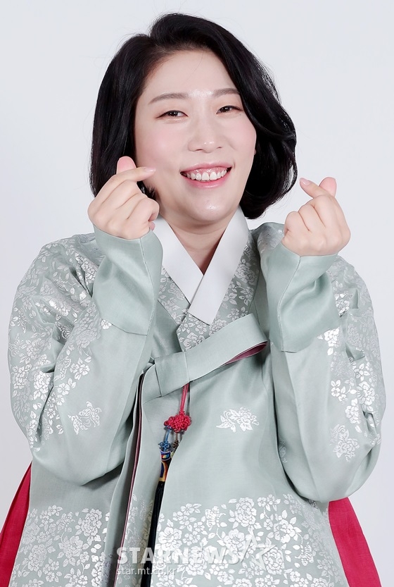 김영희-윤승열 부부 설날 한복 인터뷰 / 사진=김창현 기자 chmt@