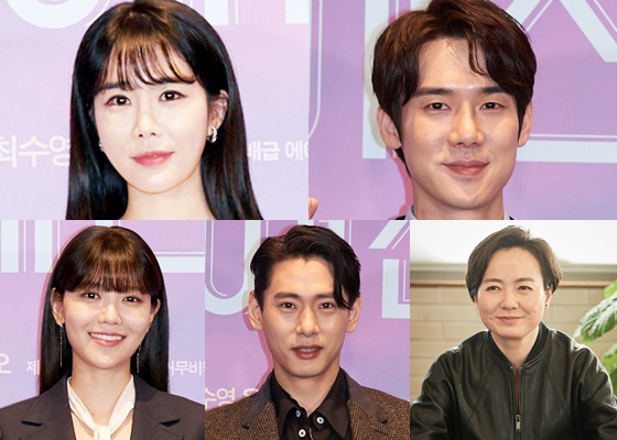 유인나, 유연석, 최수영, 유태오, 홍지영 감독 /사진제공=에이스메이커무비웍스