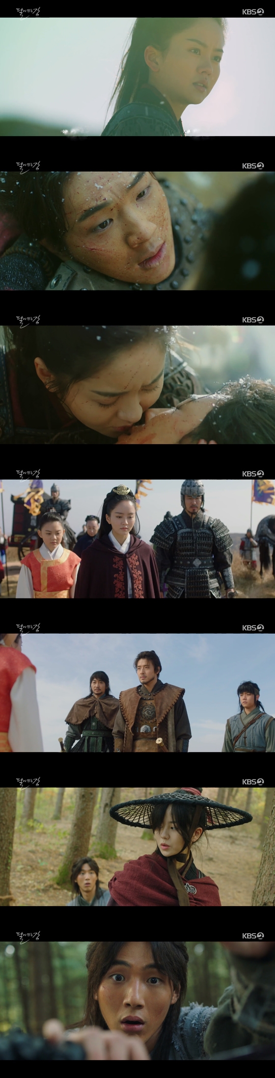 KBS 2TV 월화드라마 '달이 뜨는 강'에서 김소현, 지수가 각각 평강과 온달로 등장했다./사진=KBS 2TV 월화드라마 '달이 뜨는 강' 방송 화면 캡처