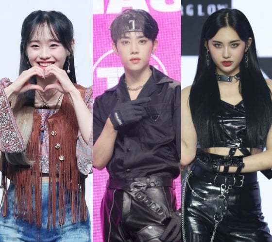 /사진=블록베리크리에이티브, 크래커엔터테인먼트, 위에화엔터테인먼트