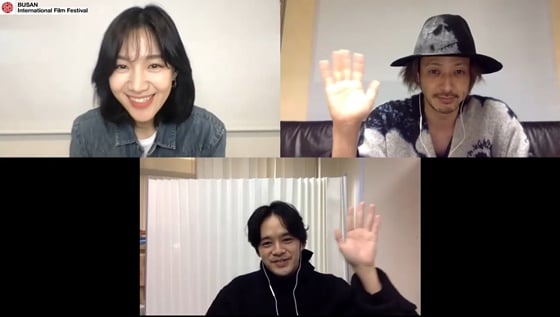 최희서, 오다기리 죠, 이케마츠 소스케 /사진제공=BIFF