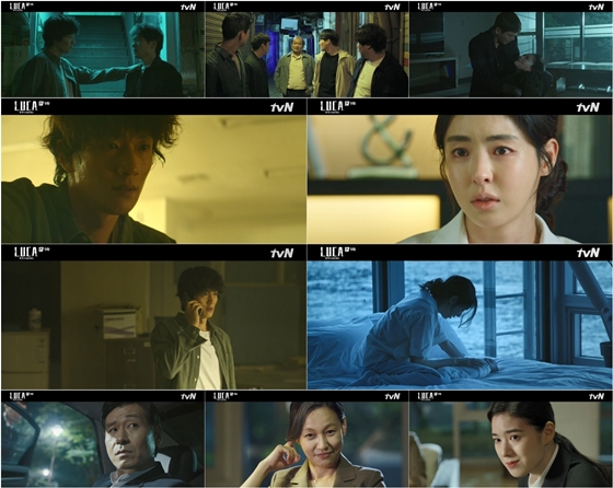 tvN 월화드라마 '루카 : 더 비기닝'에서 김래원이 이다희를 위해 정면 돌파를 택했다./사진제공=tvN 월화드라마 '루카 : 더 비기닝'