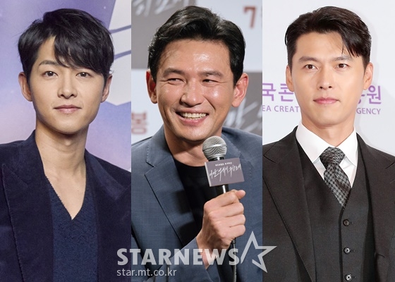 송중기, 황정민, 현빈 /사진=넷플릭스, CJ엔터테인먼트, 김창현 기자 chmt@