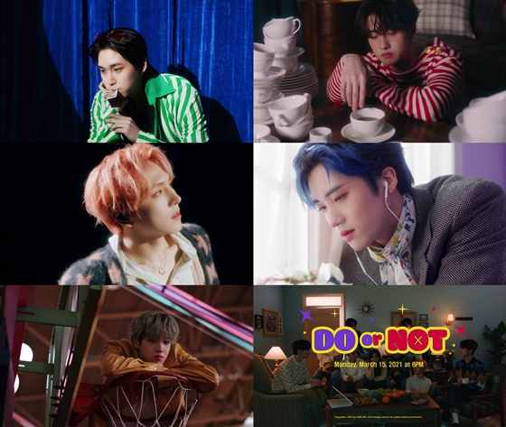 그룹 펜타곤이 신곡 'DO or NOT'의 뮤직비디오 티저 영상을 공개했다./사진제공=큐브 엔터테인먼트
