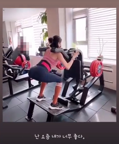 배우 유이가 근황을 공개했다./사진=유이 인스타그램 스토리 캡처