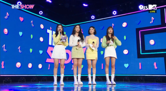 /사진=SBS MTV '더쇼' 방송화면