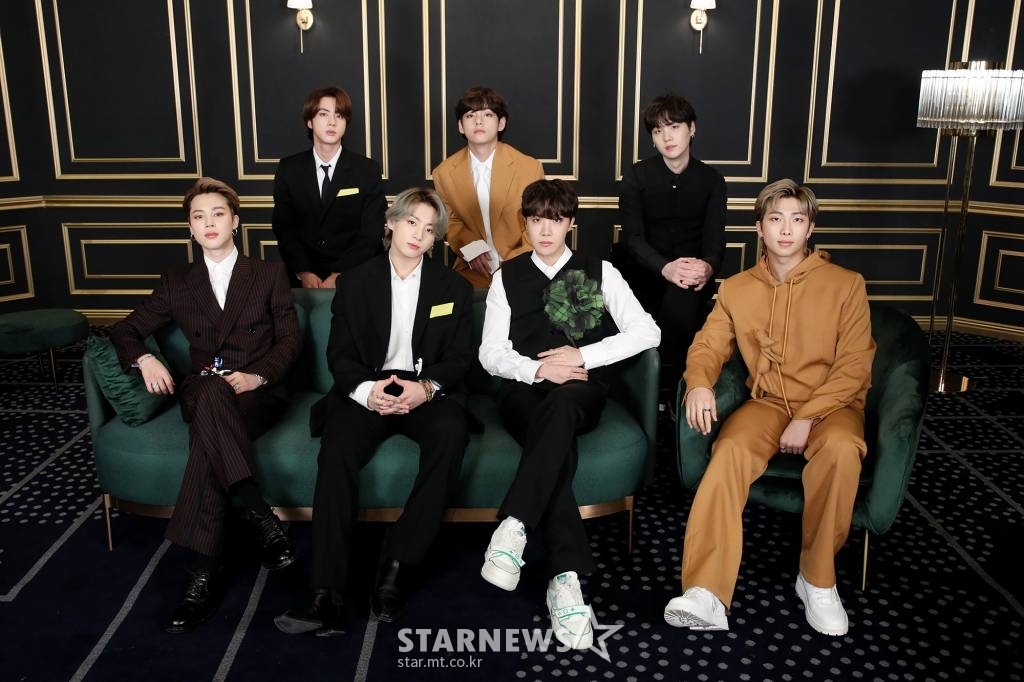 아이돌그룹 방탄소년단 제63회 그래미어워드 레드카펫 /사진제공=빅히트엔터테인먼트
