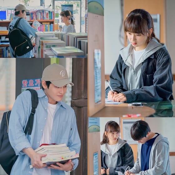 JTBC 새 수목드라마 '로스쿨'에서 김범, 류혜영이 끈끈한 동기애를 예고 했다./사진 제공=JTBC스튜디오, 스튜디오 피닉스, 공감동하우스