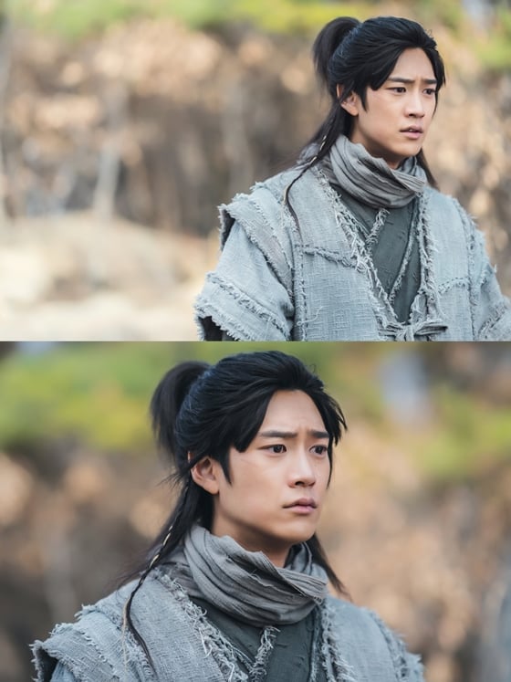 KBS 2TV 월화드라마 '달이 뜨는 강'에서 나인우가 눈물을 흘리는 모습이 포착돼 궁금증을 자아내고 있다./사진제공=빅토리콘텐츠