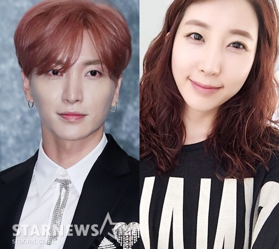 슈퍼주니어 이특(왼쪽 / 사진=김창현 기자)과 친누나 배우 박인영(사진=박인영 공식 SNS)