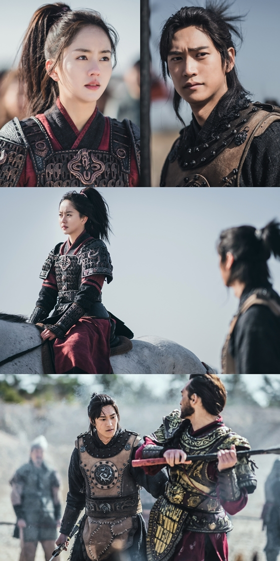 KBS 2TV 월화드라마 '달이 뜨는 강'의 김소현, 나인우가 전쟁에 출전한다./사진제공=빅토리콘텐츠