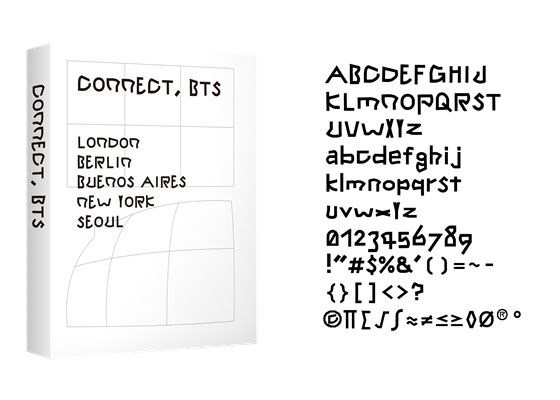 BTS E-BOOK과 BTS FONT