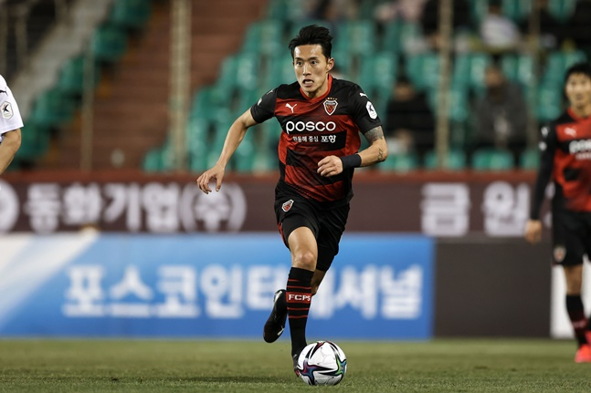 포항 신진호. /사진=한국프로축구연맹