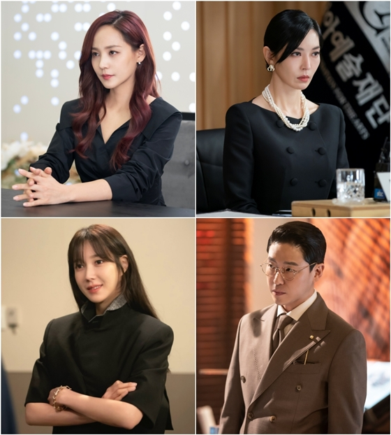 SBS 금토드라마 '펜트하우스2' 유진, 김소연, 엄기준, 이지아(사진 왼쪽 위부터 오른쪽으로)가 종영 소감 및 시즌2 베스트 장면을 공개했다./사진제공=SBS 금토드라마 '펜트하우스2'