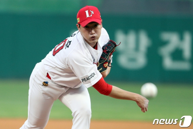 6일 역투하는 SSG 박종훈. /사진=뉴스1